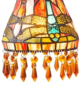 Dale Tiffany 2-Piece Dragonfly Beaded Wall Sconce Set