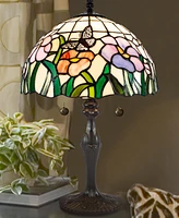 Dale Tiffany Pazio Floral Butterfly Table Lamp