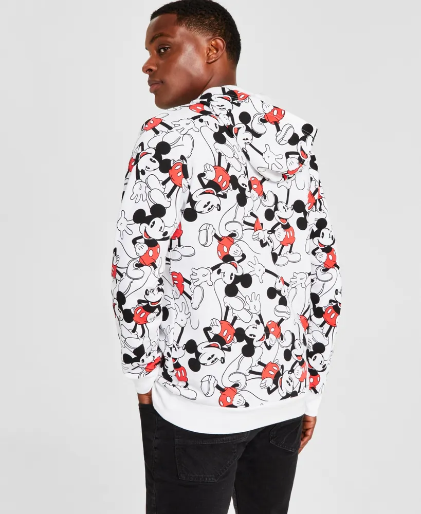 Hybrid Men's All-Over Mickey Graphic Hoodie