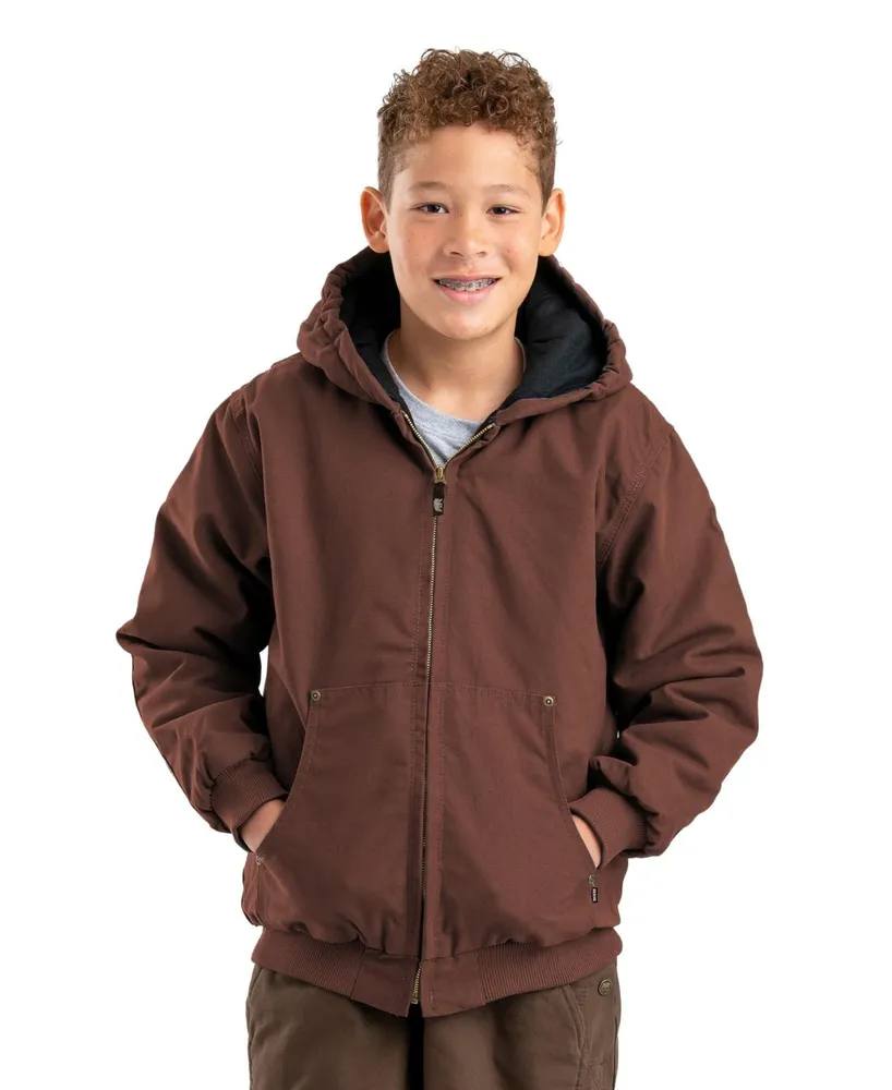 Youth Camo Softstone Duck Hooded Jacket