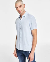 I.n.c. International Concepts Men's Regular-Fit Linen Shirt, Created for Macy's