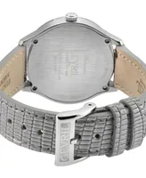 Gevril Women's Morcote Swiss Quartz Silver-Tone Leather Watch 36mm