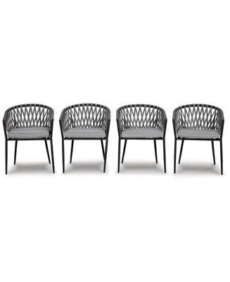 Palm Bliss Chair, Set of 4