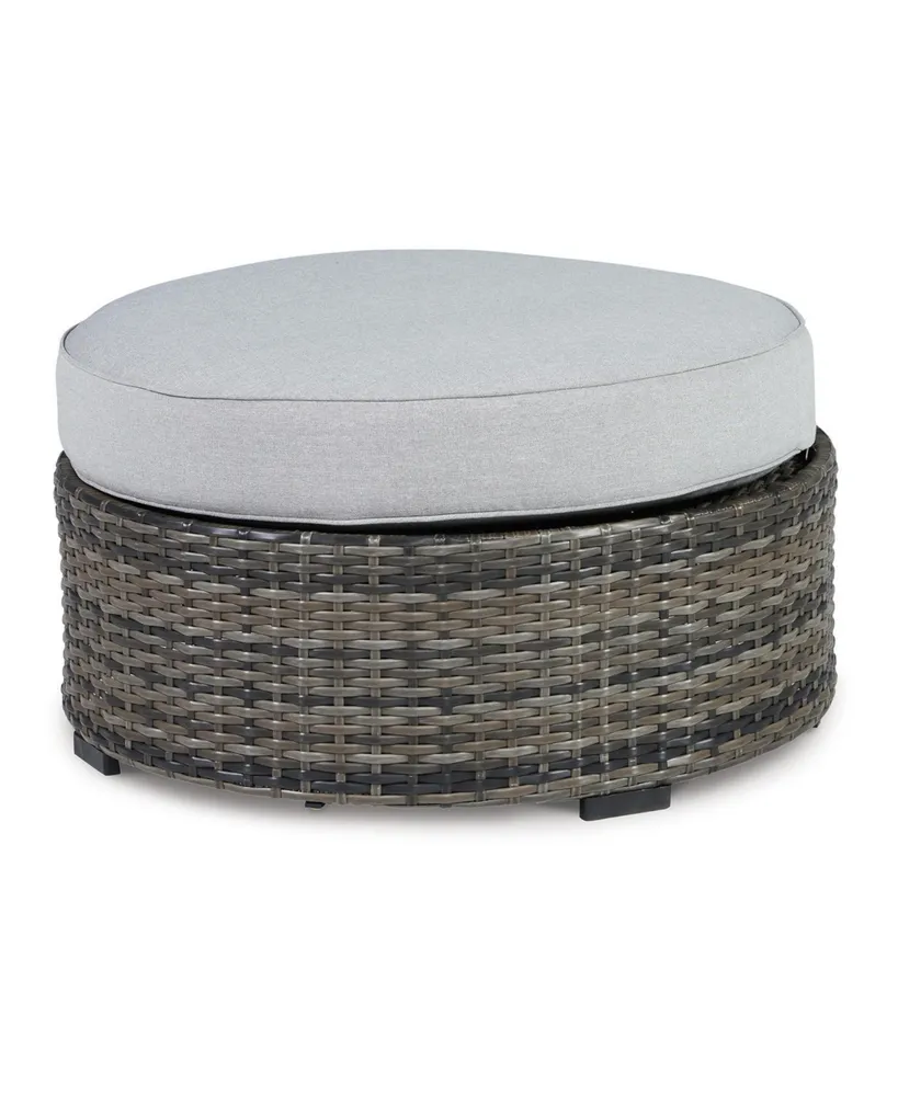 Harbor Court Ottoman with Cushion