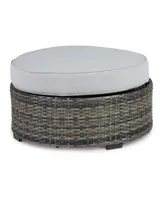 Harbor Court Ottoman with Cushion