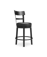 Valebeck Upholstery Swivel Barstool