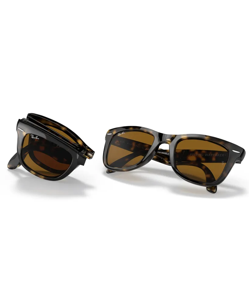 Ray-Ban Sunglasses, RB4105 Folding Wayfarer