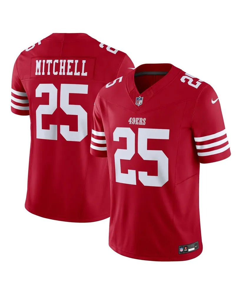 Men's Nike Elijah Mitchell Scarlet San Francisco 49ers Vapor F.u.s.e. Limited Jersey