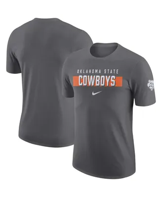 Men's Nike Charcoal Oklahoma State Cowboys Campus Gametime T-shirt