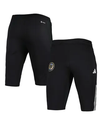 Men's adidas Black Philadelphia Union 2023 On-Field Training Aeroready Half Pants