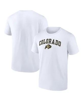 Men's Fanatics White Colorado Buffaloes Campus T-shirt