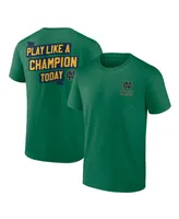 Men's Fanatics Green Notre Dame Fighting Irish Play Like A Champion Today 2-Hit T-shirt