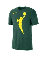 Men's and Women's Nike Hunter Green Wnba Logowoman T-shirt