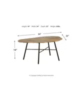 Josslett Oval Cocktail Table