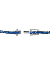 Le Vian Ombre Denim Ombre (2-7/8 ct. t.w.) & White Sapphire (1/6 ct. t.w.) Tennis Bracelet in 14k White Gold