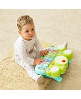 Costway 3 in 1 Musical Instruments Electronic Piano Xylophone Drum Set Learning Toys
