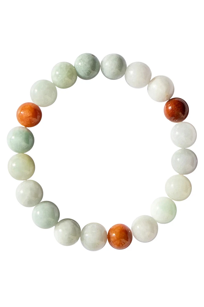 seree Pea — Beaded jade bracelet