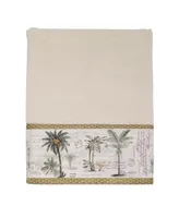 Avanti Colony Palm Tree Bordered Cotton Bath Towel, 27" x 50"