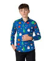 OppoSuits Big Boys Festivity Long Sleeves Shirt