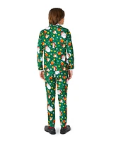 Suitmeister Big Boys Santa Elves Button Closure Suit Set