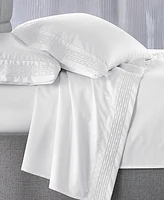 Hotel Collection Chain Links Embroidered 100% Pima Cotton 4-Pc. Sheet Set, Queen, Exclusively at Macy's