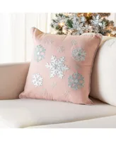 Safavieh Sunderland Snowflake Pillow