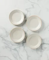 Lenox French Perle Groove Dessert Plates, Set Of 4