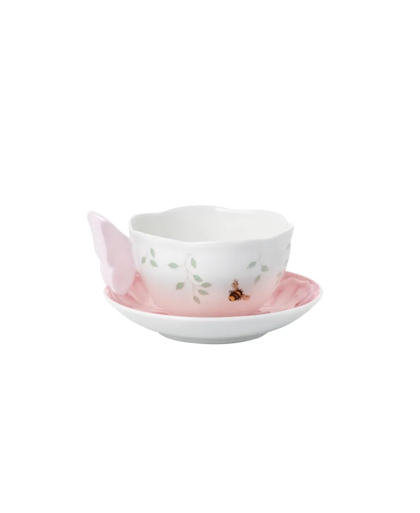 Lenox Butterfly Meadow Porcelain Cup and Saucer Set