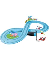 Carrera First Peppa Pig Kids GranPrix Spinner Slot Car Race Track