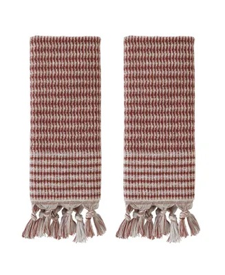 Skl Home Long Borough Turkish Cotton 2 Piece Hand Towel Set, 26" x 16"