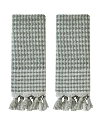 Skl Home Long Borough Turkish Cotton 2 Piece Hand Towel Set, 26" x 16"