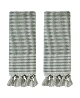 Skl Home Long Borough Turkish Cotton 2 Piece Hand Towel Set, 26" x 16"