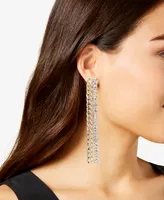 I.n.c. International Concepts Crystal Chain Linear Earrings, Created for Macy's