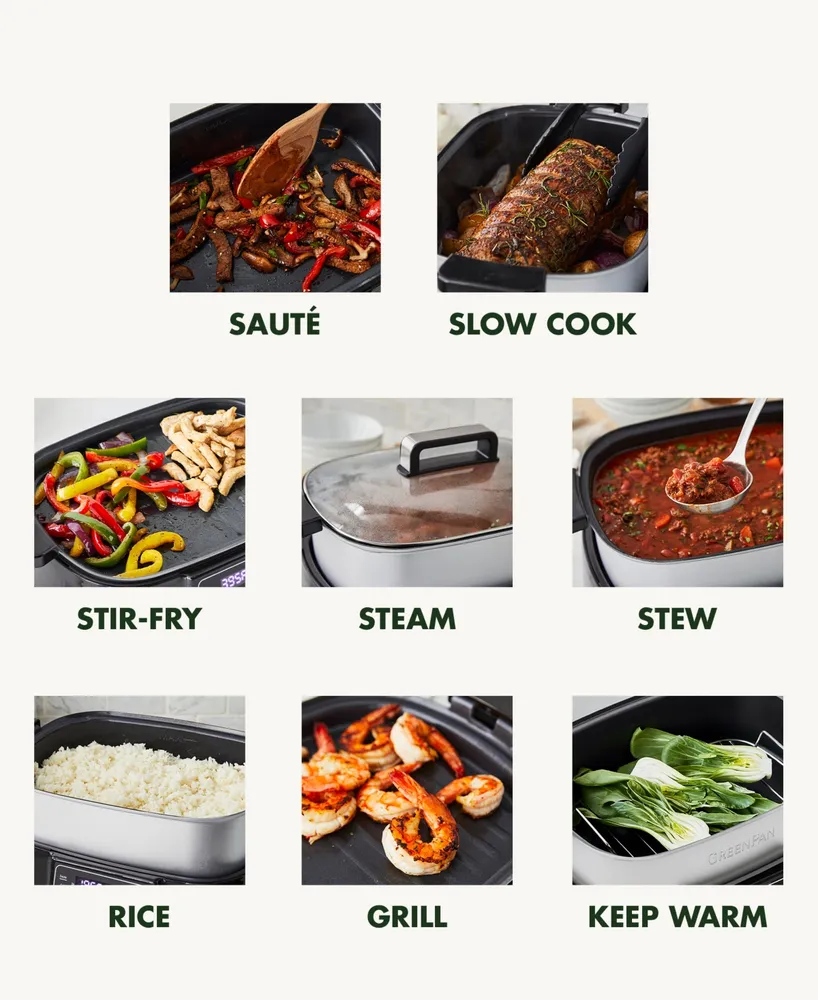 GreenPan Bistro Noir Multi-Function Deluxe Electric Skillet