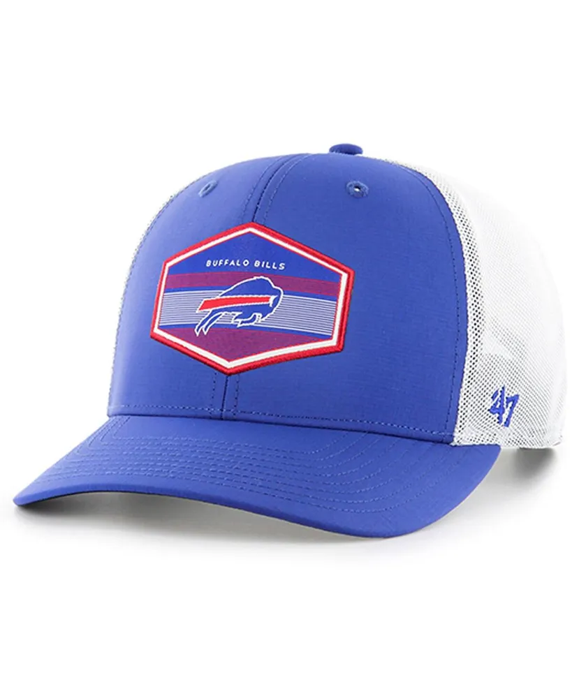 Men's '47 Royal Buffalo Bills Striped Bucket Hat