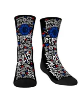 Youth Boys and Girls Rock 'Em Socks La Clippers Graffiti Crew Socks