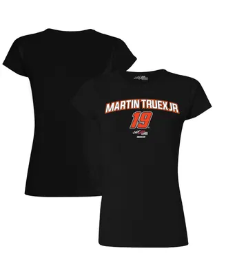 Women's Joe Gibbs Racing Team Collection Black Martin Truex Jr Rival T-shirt