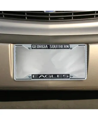 Georgia Southern Eagles Glitter License Plate Frame - Black