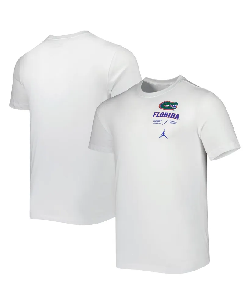 Men's Jordan White Florida Gators Team Practice Performance T-shirt