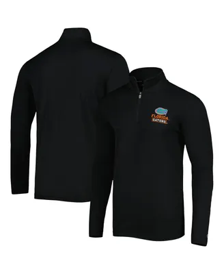 Men's Champion Black Florida Gators Textured Quarter-Zip Jacket