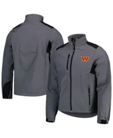 Men's Dunbrooke Charcoal Washington Commanders Softshell Fleece Full-Zip Jacket