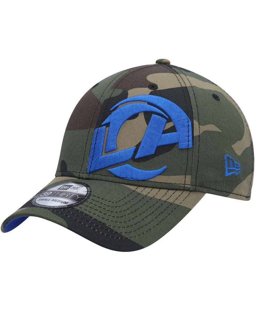 Men's New Era Camo Los Angeles Rams Punched Out 39THIRTY Flex Hat