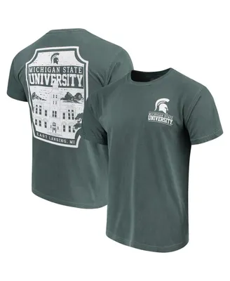 Men's Green Michigan State Spartans Comfort Colors Campus Icon T-shirt