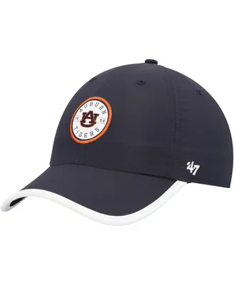 Men's '47 Brand Navy Auburn Tigers Microburst Clean Up Adjustable Hat