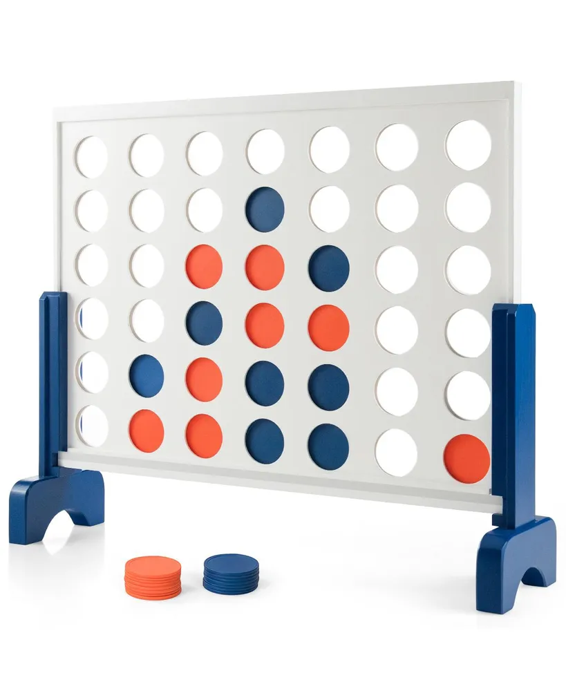 Studio Mercantile Premium Solid Wood Tic-tac-toe Board Game - Macy's