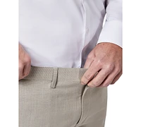 Kenneth Cole Reaction Men's Slim-Fit Stretch Check Dress Pants