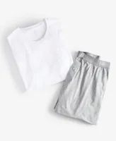 Gap Mens 3 Pk. Solid Cotton Crewneck T Shirts 3 Pk. Slim Fit Loose Knit Cotton Boxers