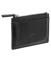 Mancini South Beach Rfid Secure Card Case and Coin Pocket