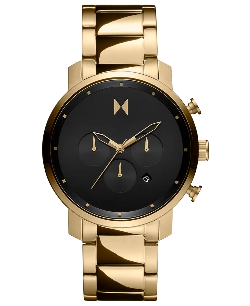 Stainless Mall 45mm | Men\'s Bracelet MainPlace Mvmt Watch Gold-tone Steel Chronograph