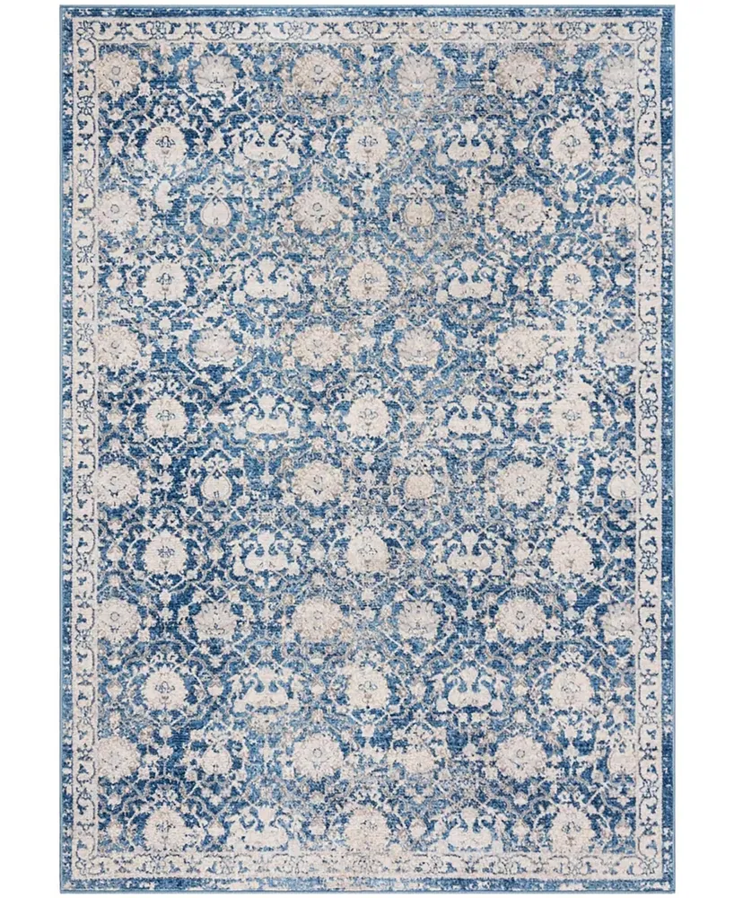 Safavieh Brentwood BNT896 Navy and Creme 9' x 12' Area Rug